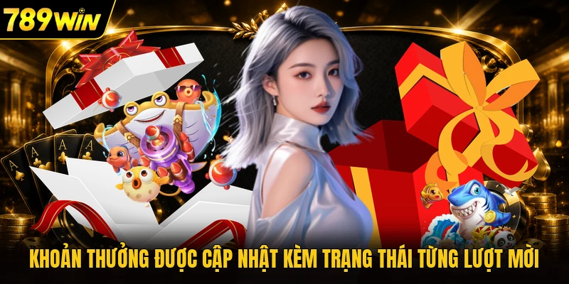 Khoản thưởng được cập nhật kèm trạng thái từng lượt mời